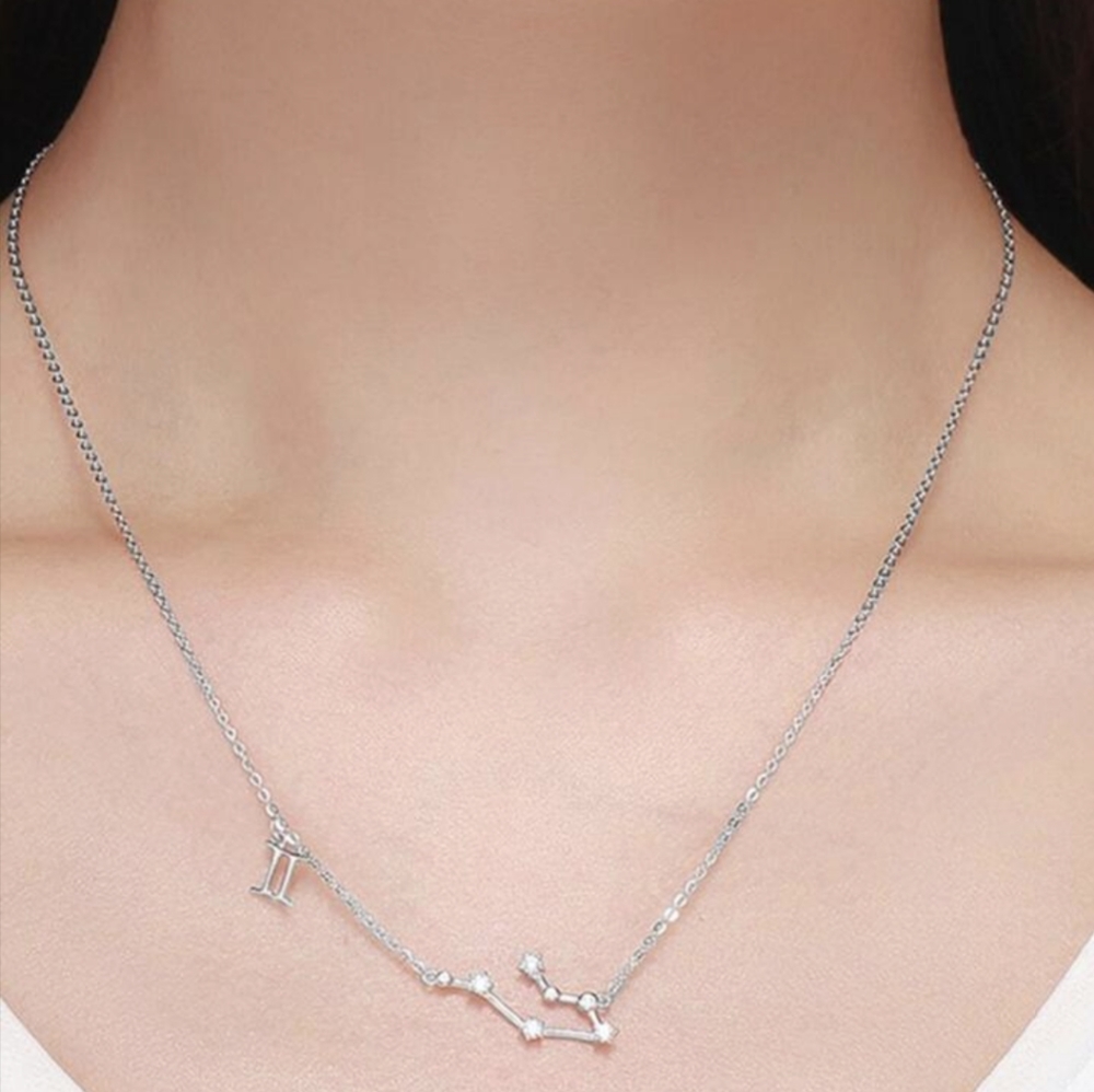 GEMINI | zodiac constellation necklace